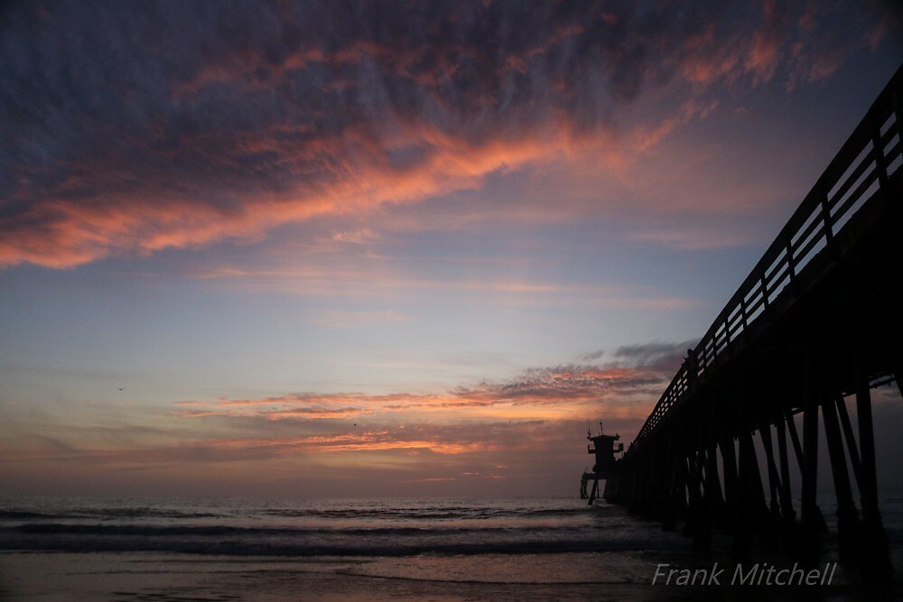  I B  PIER SUNSET  by fsmitchellphoto Redbubble