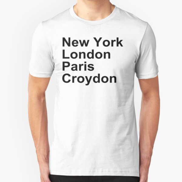 New York London Paris Croydon Slim Fit T-Shirt