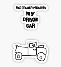 Bad Drawer Presents Dream Car Sticker