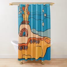 My Yellow Submarine Shower Curtain