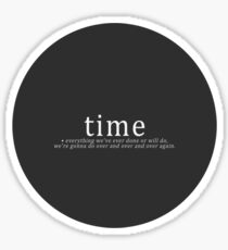 Time is a Flat Circle - True Detective Sticker