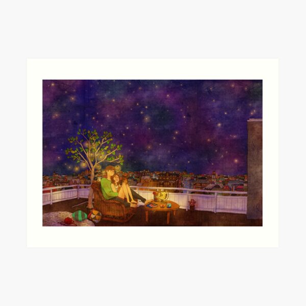 Stargazing Art Print