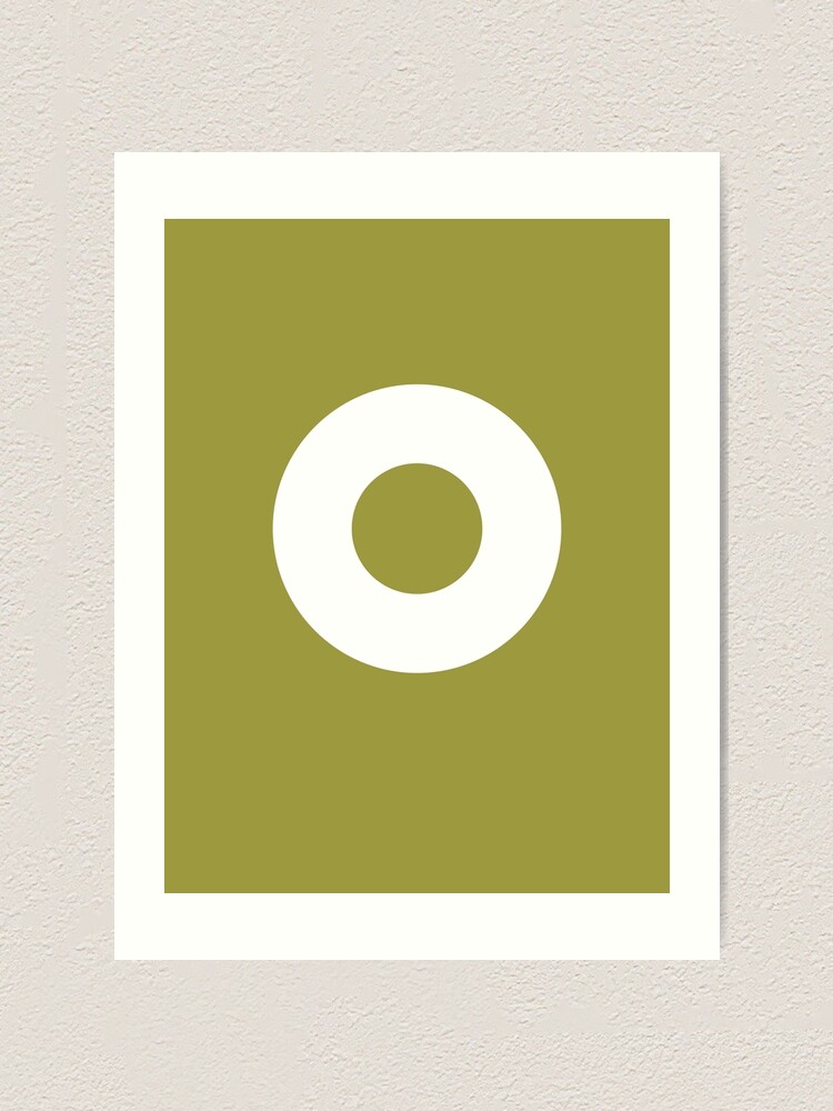 Alternate view of Circle (White Ring) Art Print