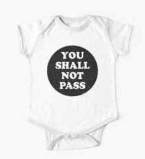 not pass One Piece - Short Sleeve