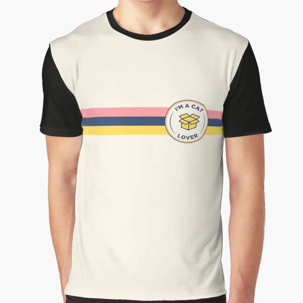 Funny Cat Lover Retro Badge Graphic T-Shirt