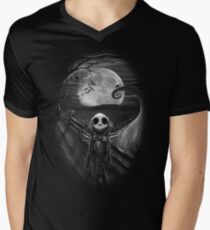 Camiseta de cuello en V El grito antes de navidad