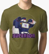 Soundwave: Superior (bust) - for dark shirts Tri-blend T-Shirt