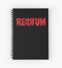 The Shining Redrum Spiral Notebook