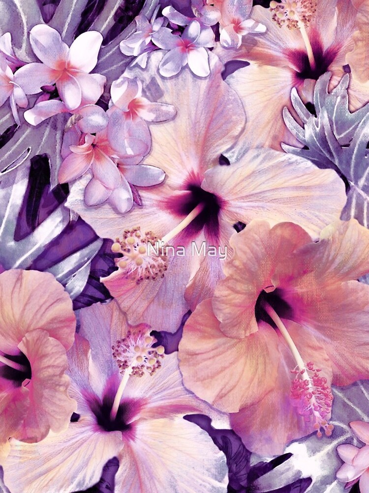 Violet Vintage Tropical by ninabmay