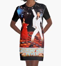 It's Saturday Night Fever, It's Disco Time !! Graphic T-Shirt Dress