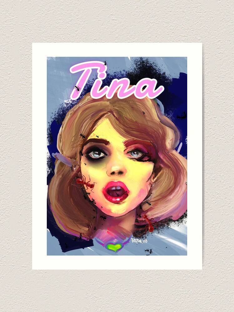 Alternate view of Tina Art Print