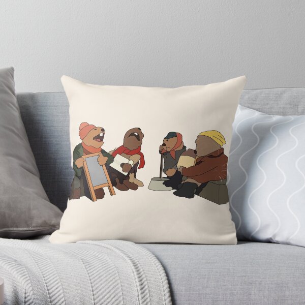 Emmet Otters Jug Band Throw Pillow
