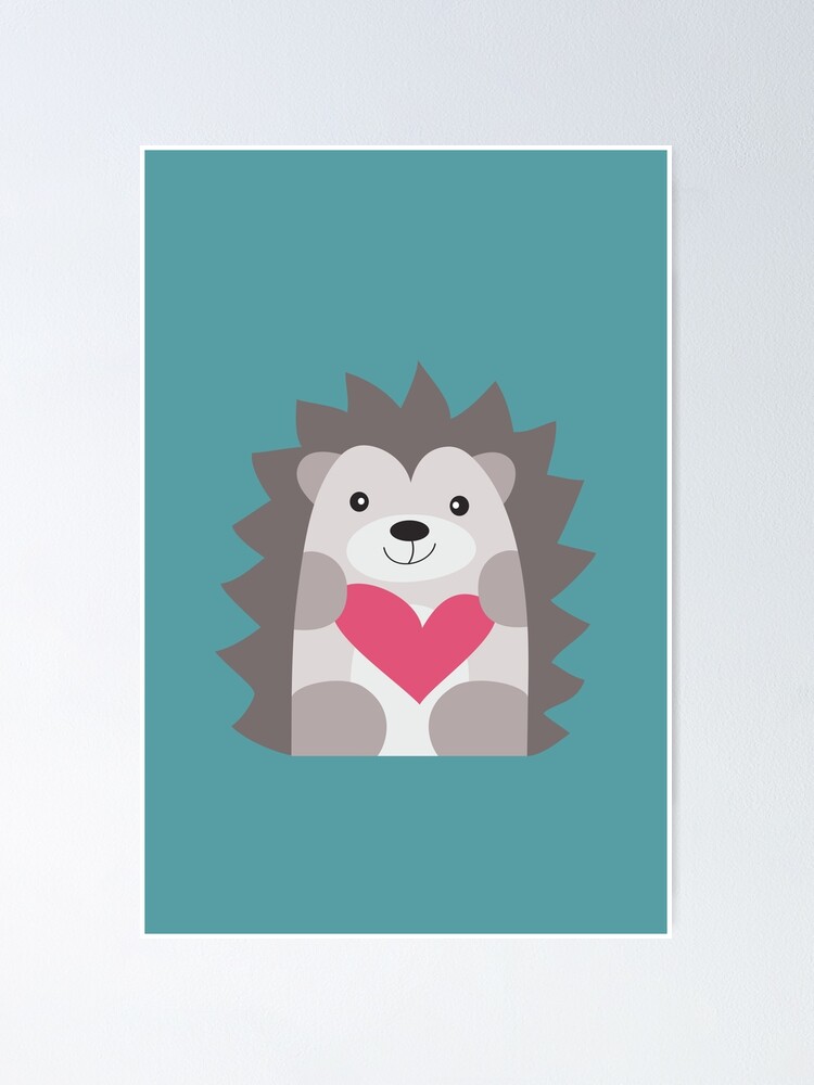 Alternate view of Hedgehog Poster