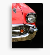 Red Chevy Car Canvas Print