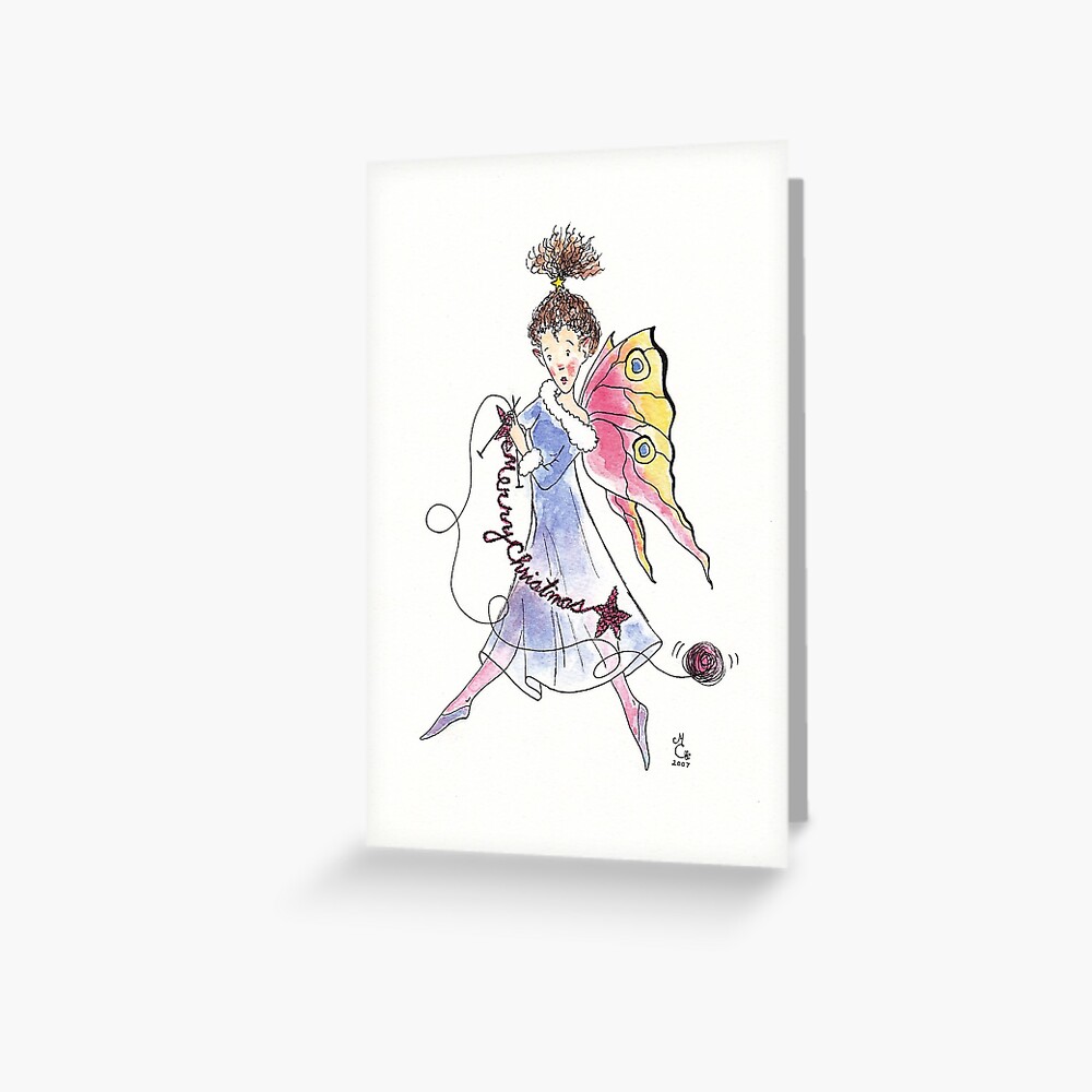 Merry Christmas - The Knittington Fairies Greeting Card