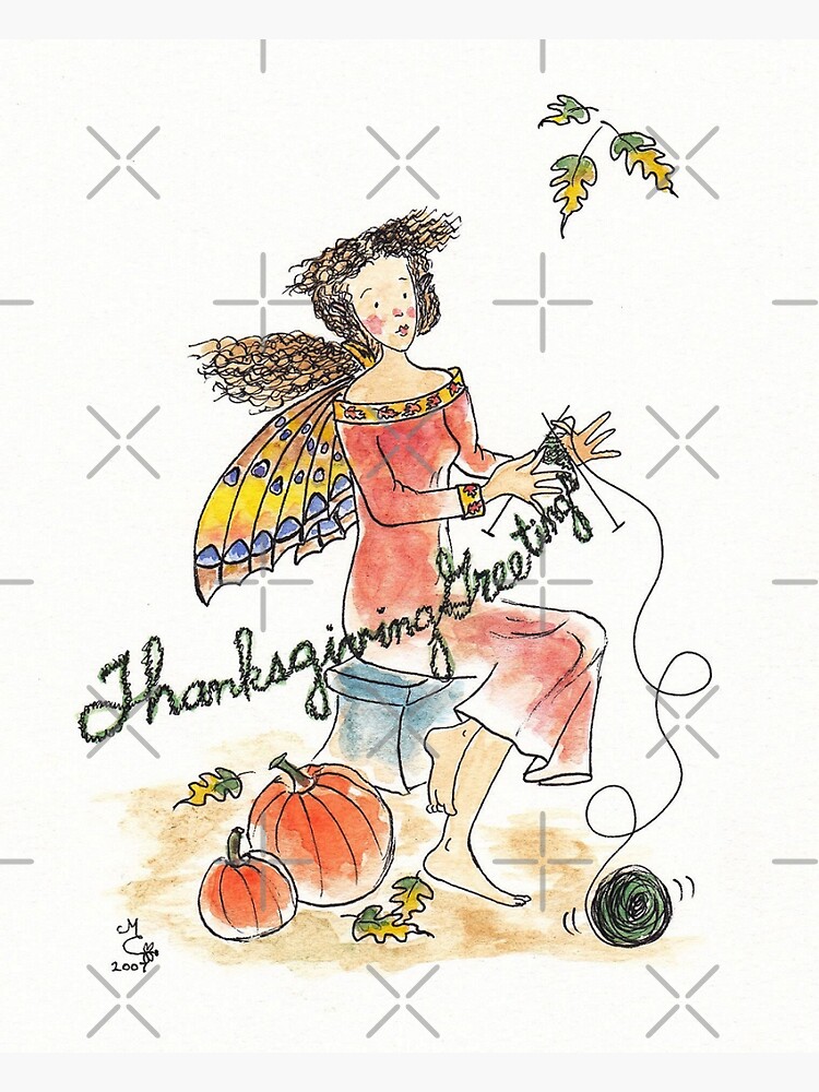 Thanksgiving Greetings - The Knittington Fairies by LeisureLane1