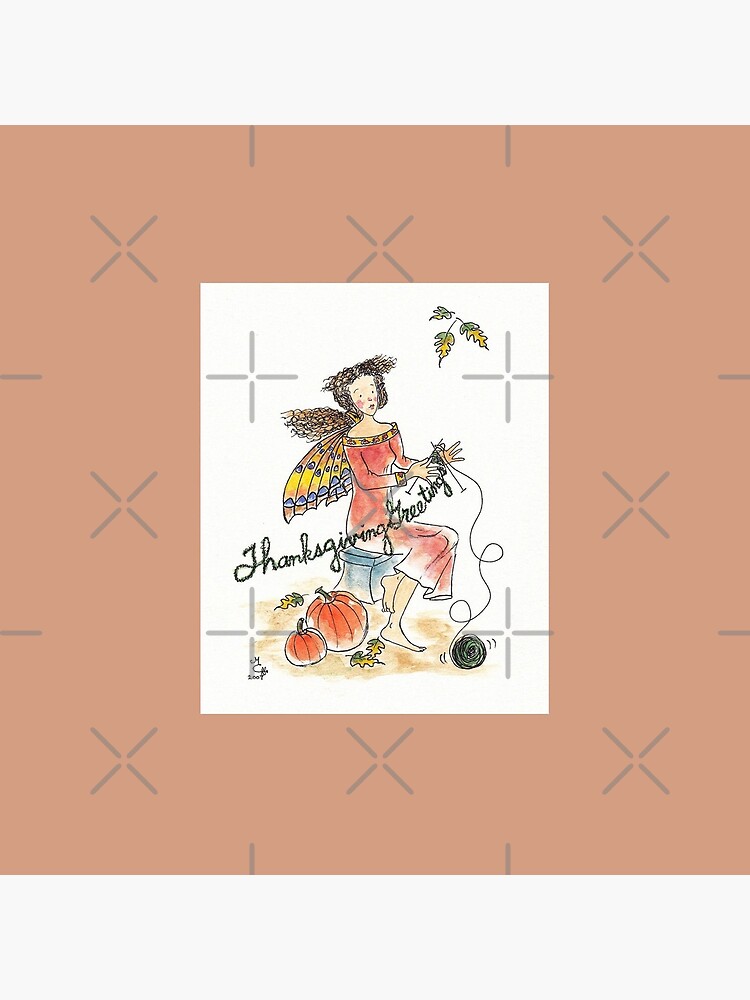 Thanksgiving Greetings - The Knittington Fairies by LeisureLane1