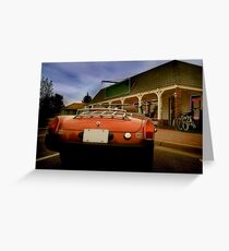 Sports Car Greeting Card