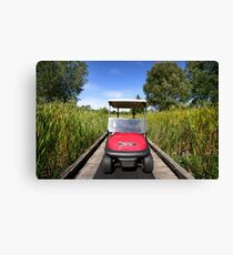 Golf Cart Canvas Print