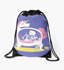 The Truth About Unicorns Drawstring Bag