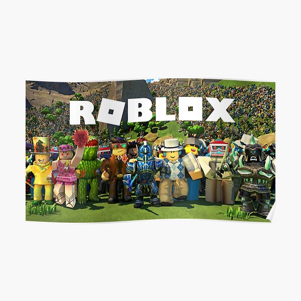 Roblox Game Posters Redbubble - roblox meme posters redbubble
