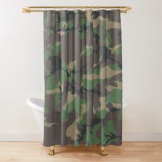 Jungle Camo Shower Curtains Redbubble