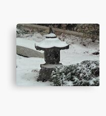 Oriental Snowfall Canvas Print