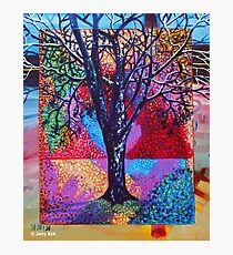 'Tree in a Field of Color' Photographic Print