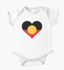Aboriginal Australia Short Sleeve Baby One-Piece