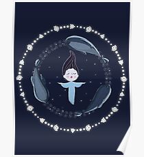 Lied des Meeres - Selkie und Robben Poster