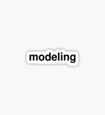 modeling Sticker