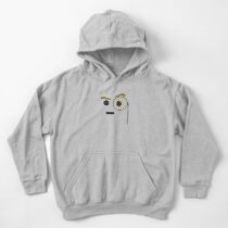 Emoji: Face with monocle Kids Pullover Hoodie