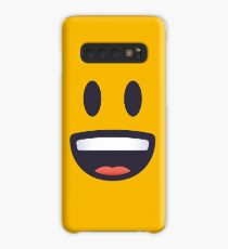 Funda/vinilo para Samsung Galaxy Emoji: cara sonriente con ojos grandes