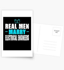Real men marry: Electrical Engineer Postcards