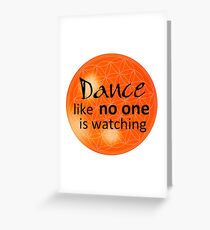 Dance Grußkarte
