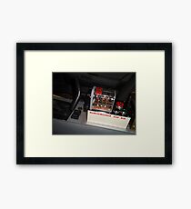 Back To The Future Time Circuit Toggle Switch Framed Print