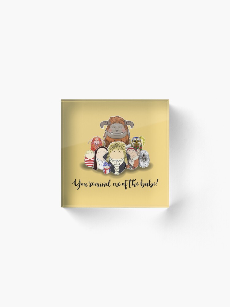 Alternate view of You Remind me of the Babe Acrylic Block