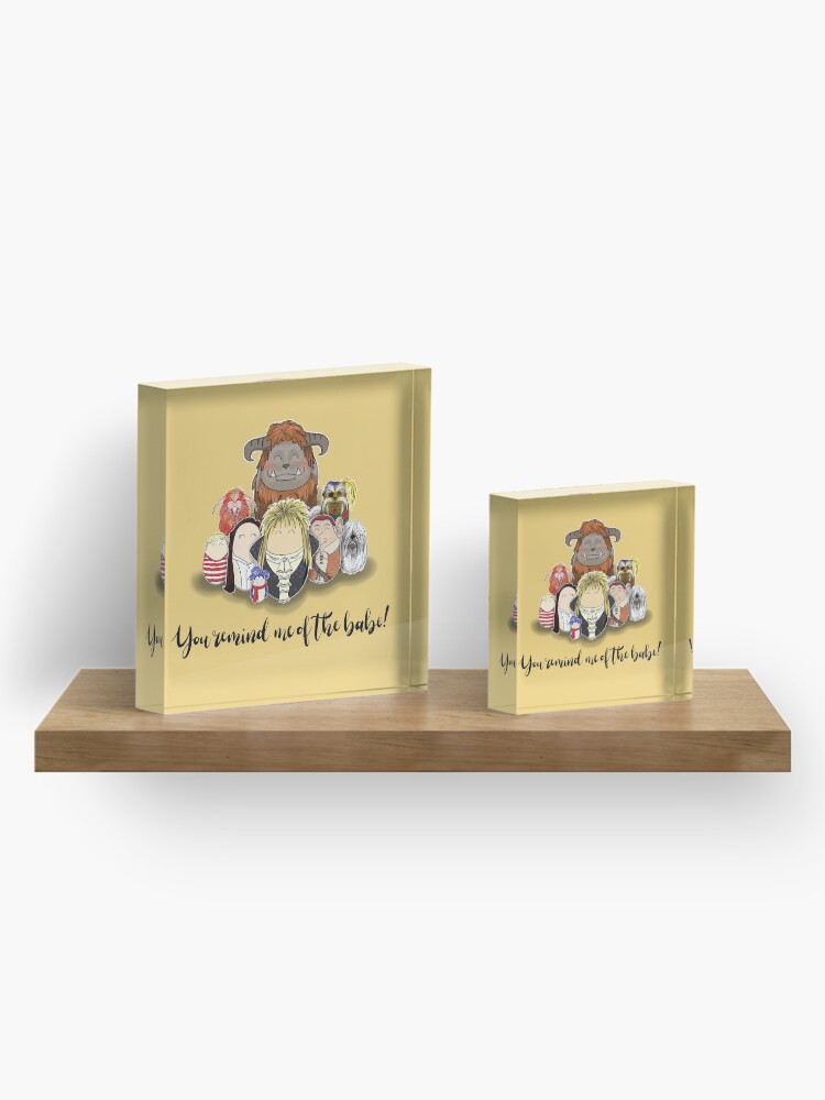 Alternate view of You Remind me of the Babe Acrylic Block