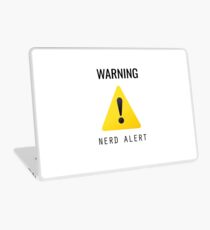 Warnung - Nerd-Alarm Laptop Folie