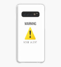 Funda/vinilo para Samsung Galaxy Advertencia: alerta nerd