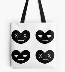 Bolsa de tela Jet Black Heart