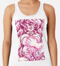 Painted Rose Racerback Tank Top