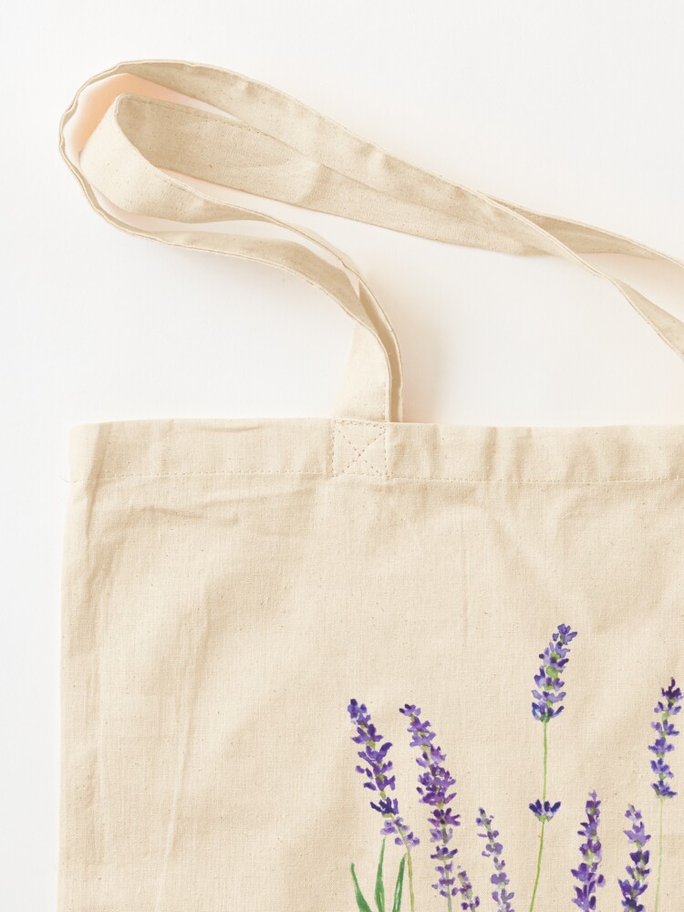 Alternate view of purple lavender Tote Bag