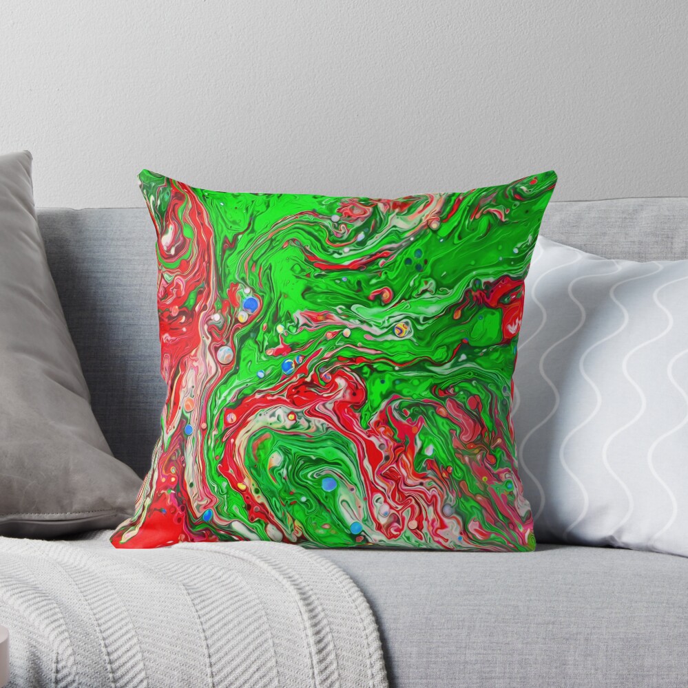 Abstraction #C Throw Pillow