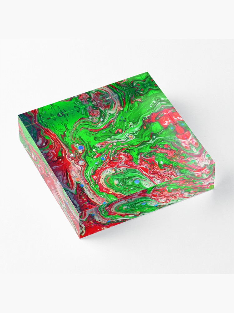 Alternate view of Abstraction #C Acrylic Block