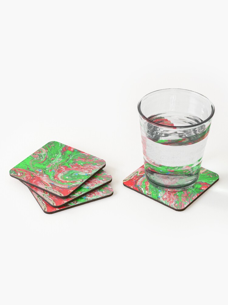 Alternate view of Abstraction #C Coasters (Set of 4)