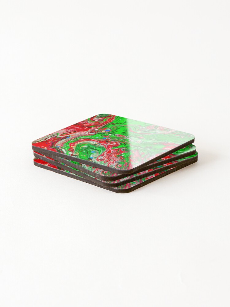Alternate view of Abstraction #C Coasters (Set of 4)