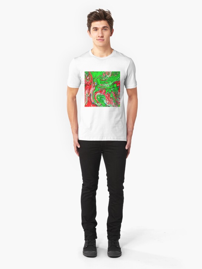 Alternate view of Abstraction #C Slim Fit T-Shirt