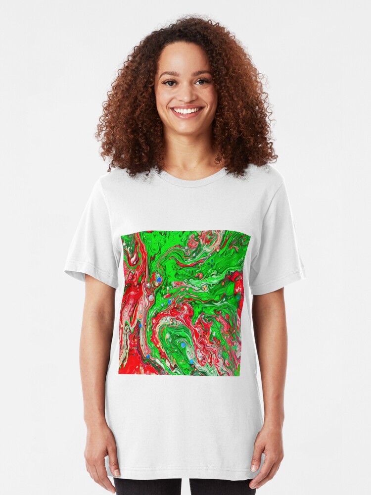 Alternate view of Abstraction #C Slim Fit T-Shirt