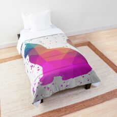 Graphic Cat Splash Comforter